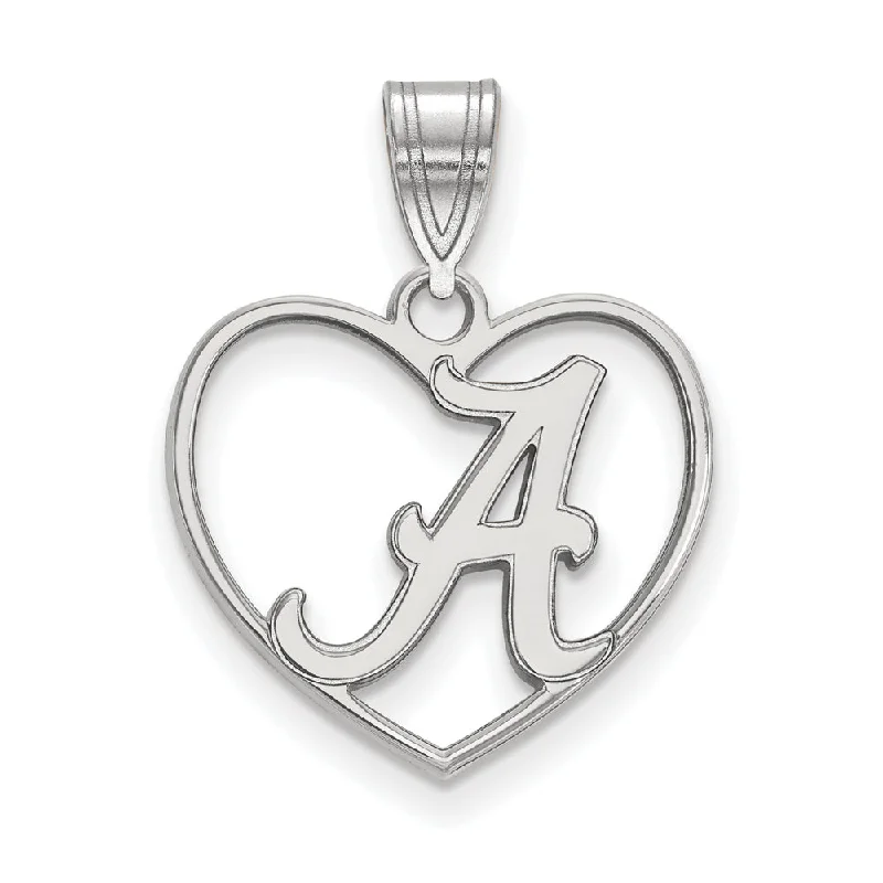 Shine In Style – Shop Jewelry Discounts Today Sterling Silver U. of Alabama Initial A Heart Pendant Shine In Style – Shop Jewelry Discounts Today Sterling Silver U. of Alabama Initial A Heart Pendant