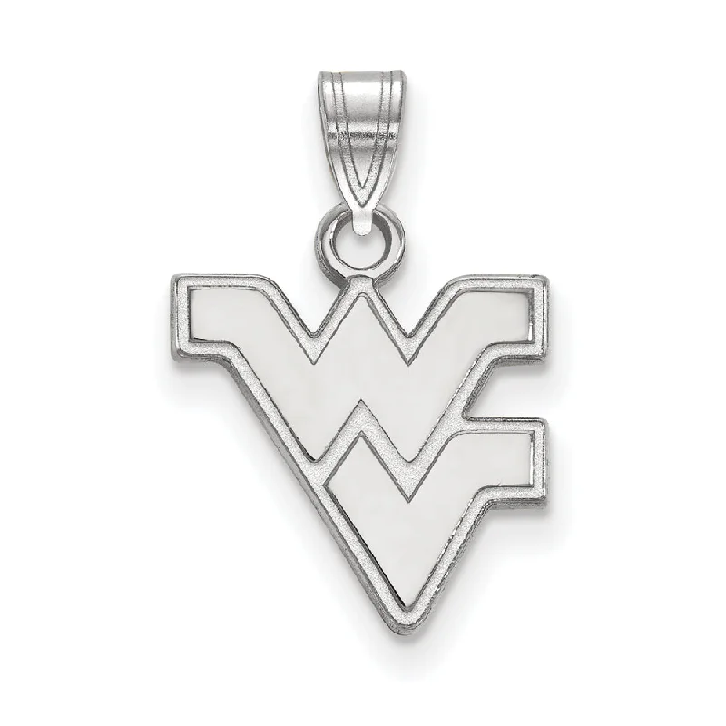 Flash Sale On Exquisite Jewelry – Don't Miss Out Sterling Silver West Virginia U. Small Logo Pendant