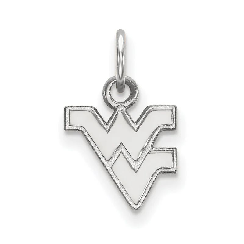 Elegant Rose Gold Jewelry For A Stylish Touch Sterling Silver West Virginia U. XS (Tiny) Logo Charm or Pendant