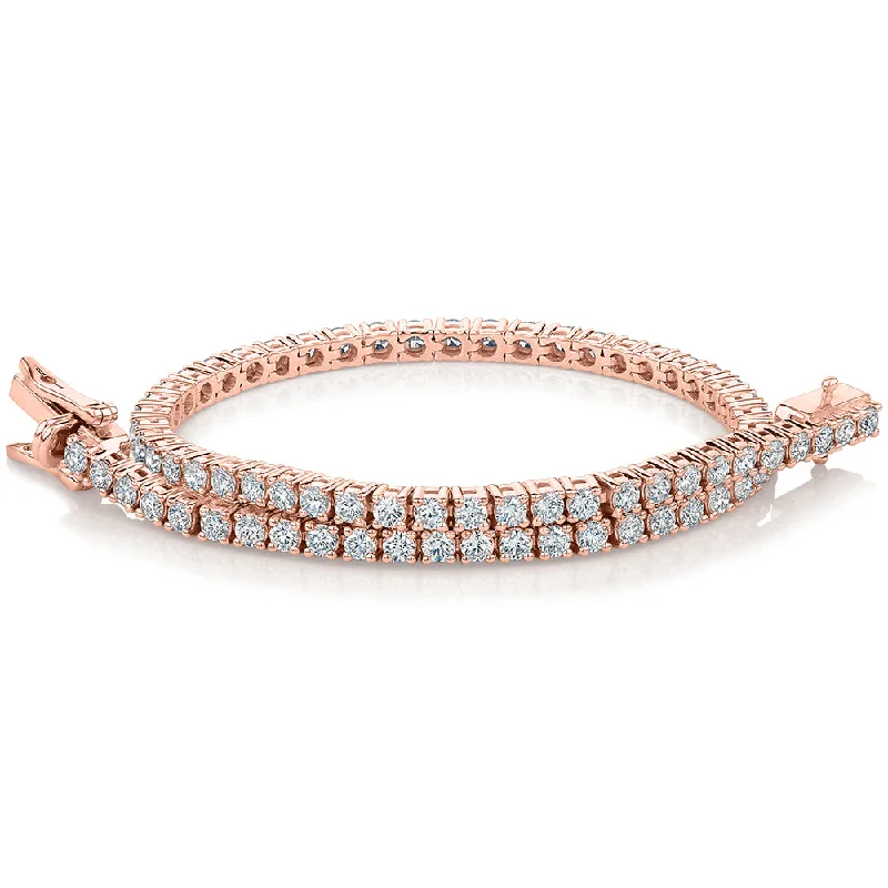 Unlock Unbeatable Jewelry Deals Before They’Re Gone Signature Simulant Diamond 3 carat* TW round brilliant tennis bracelet in 10 carat rose gold Unlock Unbeatable Jewelry Deals Before They’Re Gone Signature Simulant Diamond 3 carat* TW round brilliant tennis bracelet in 10 carat rose gold