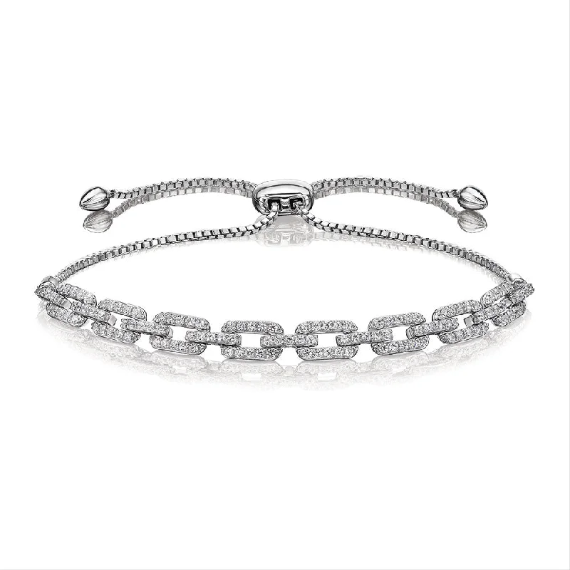 Jewelry Deals That Sparkle – Shop Today Slider bracelet with 0.84 carats* of diamond simulants in sterling silver