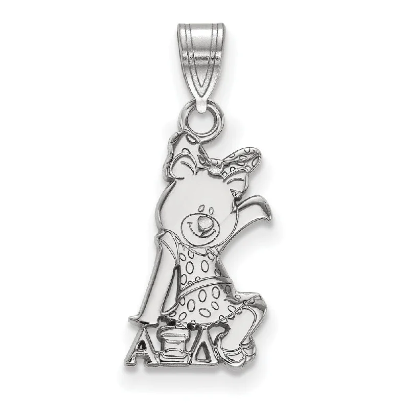 Waterproof Stainless Steel Jewelry For Lasting Beauty Sterling Silver Alpha Xi Delta Small Pendant