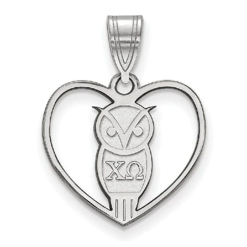 Your Dream Jewelry At Dream Prices – Shop Now Sterling Silver Chi Omega Heart Pendant Your Dream Jewelry At Dream Prices – Shop Now Sterling Silver Chi Omega Heart Pendant