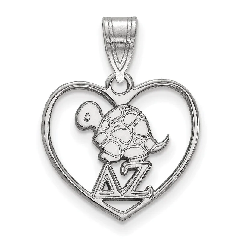 Limited-Time Jewelry Discounts – Shine Without The Splurge Sterling Silver Delta Zeta Heart Pendant