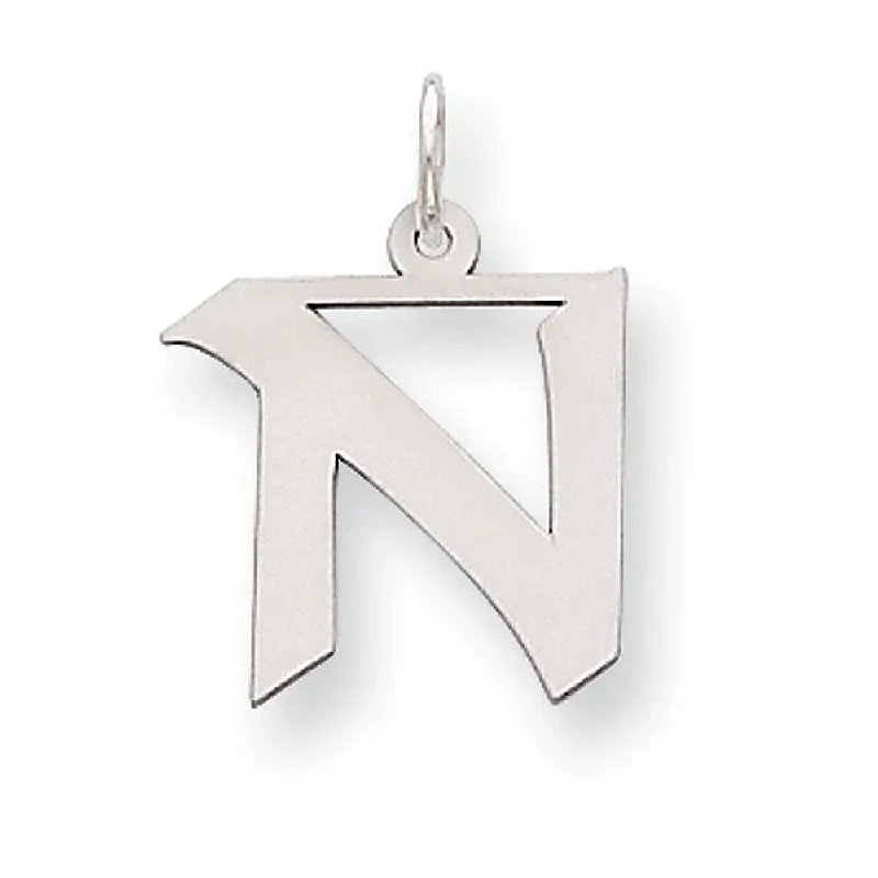 Premium Diamond Jewelry At Once-In-A-Lifetime Discounts Sterling Silver Karlie Collection Artisan Block Initial Charm Letter N Premium Diamond Jewelry At Once-In-A-Lifetime Discounts Sterling Silver Karlie Collection Artisan Block Initial Charm Letter N