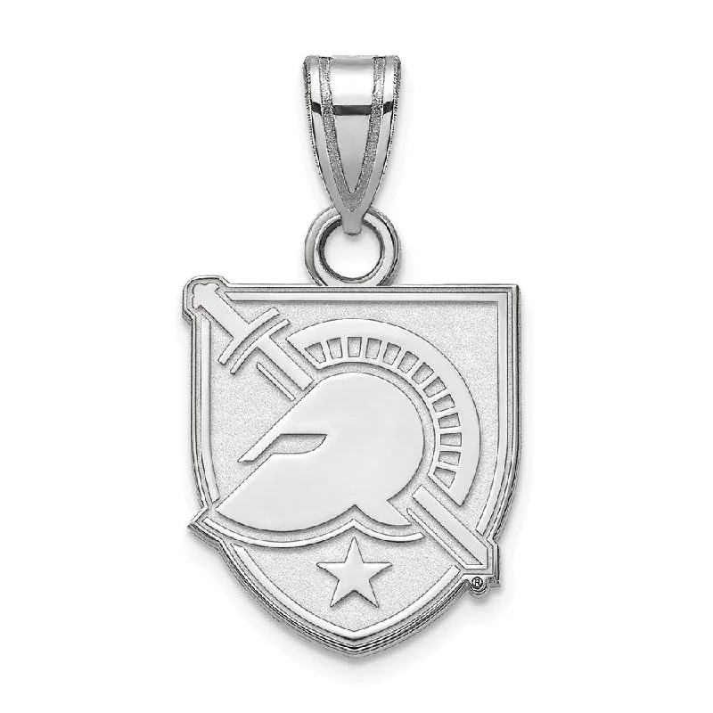 Sterling Silver Military Academy Small Shield Pendant