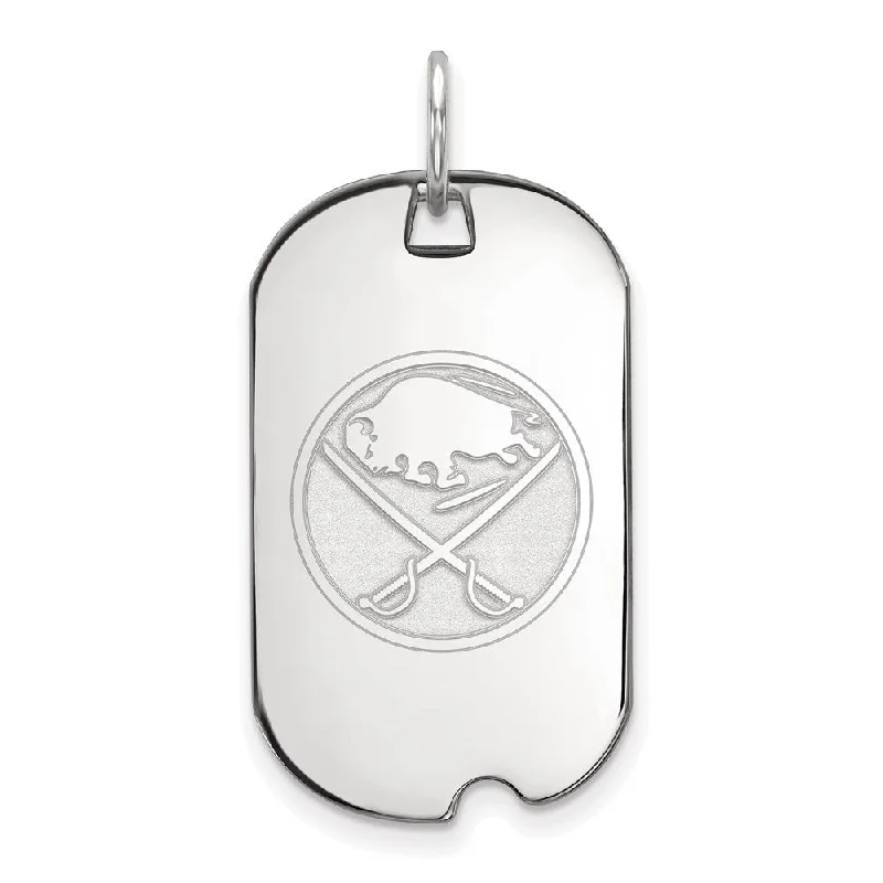 Jewelry Sale Alert – Shop Timeless Elegance Today Sterling Silver NHL Buffalo Sabres Dog Tag Pendant