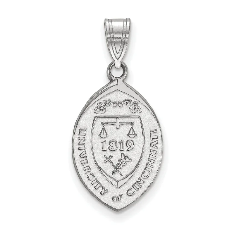 Luxury Handcrafted Jewelry For Elegant Looks Sterling Silver U. of Cincinnati Large Crest Pendant Luxury Handcrafted Jewelry For Elegant Looks Sterling Silver U. of Cincinnati Large Crest Pendant