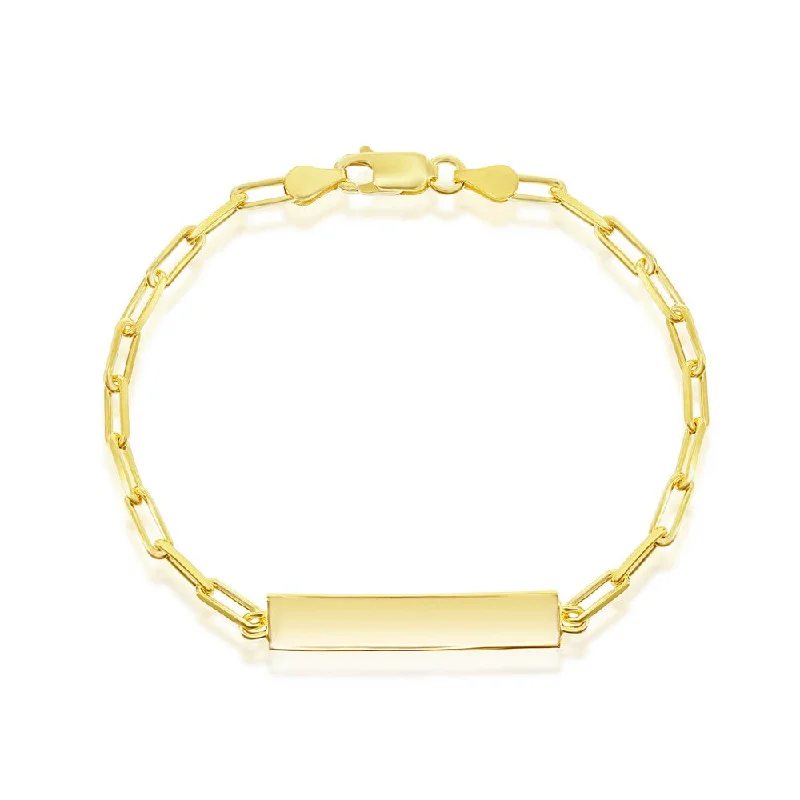 Dazzle In Elegance With Our Biggest Jewelry Sale Sterling Silver with Yellow Paperclip Bracelet Dazzle In Elegance With Our Biggest Jewelry Sale Sterling Silver with Yellow Paperclip Bracelet