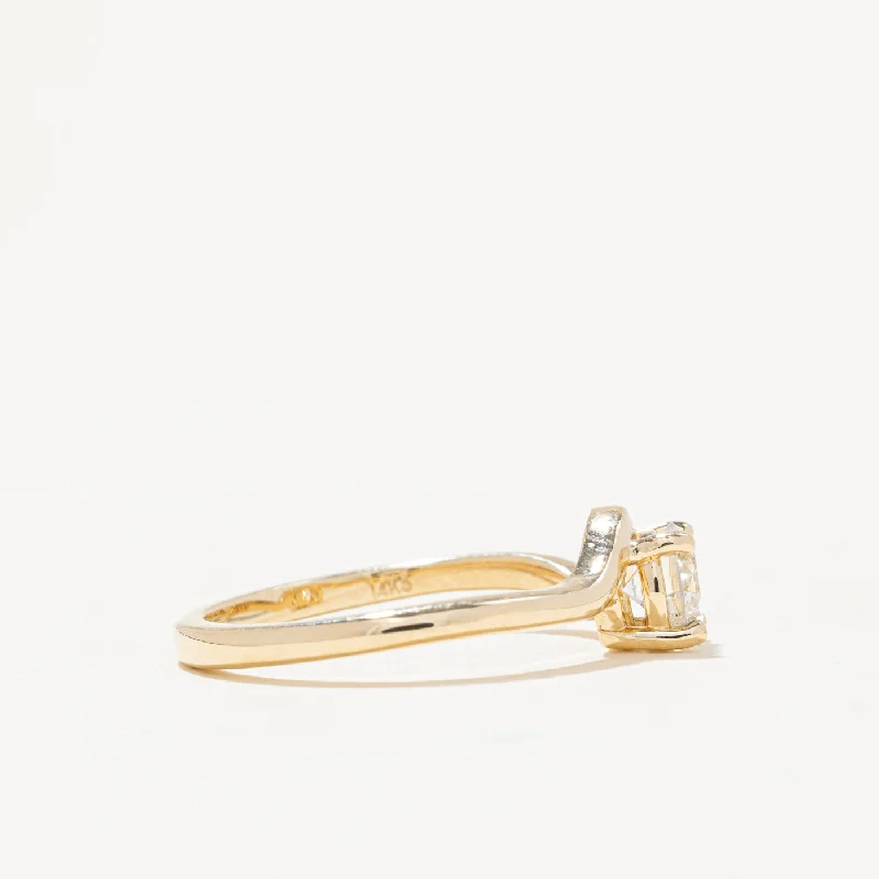 Premium Jewelry Now Available At Special Discounts '100 Ways' GIA Certified Diamond Freeform Engagement Ring | 0.54ct SI1 I | SZ 7 |