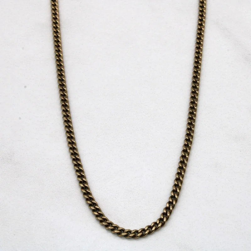 The Perfect Jewelry Piece At The Perfect Price 10k Yellow Gold Cuban Chain | 22" |