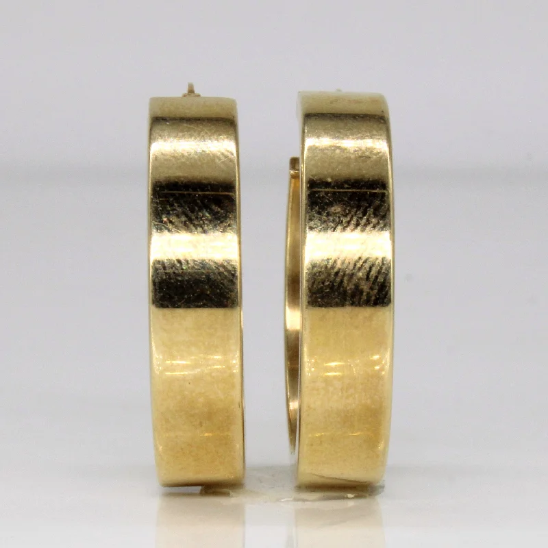 Seasonal Jewelry Deals – Elevate Your Style 10k Yellow Gold Hoop Earrings
