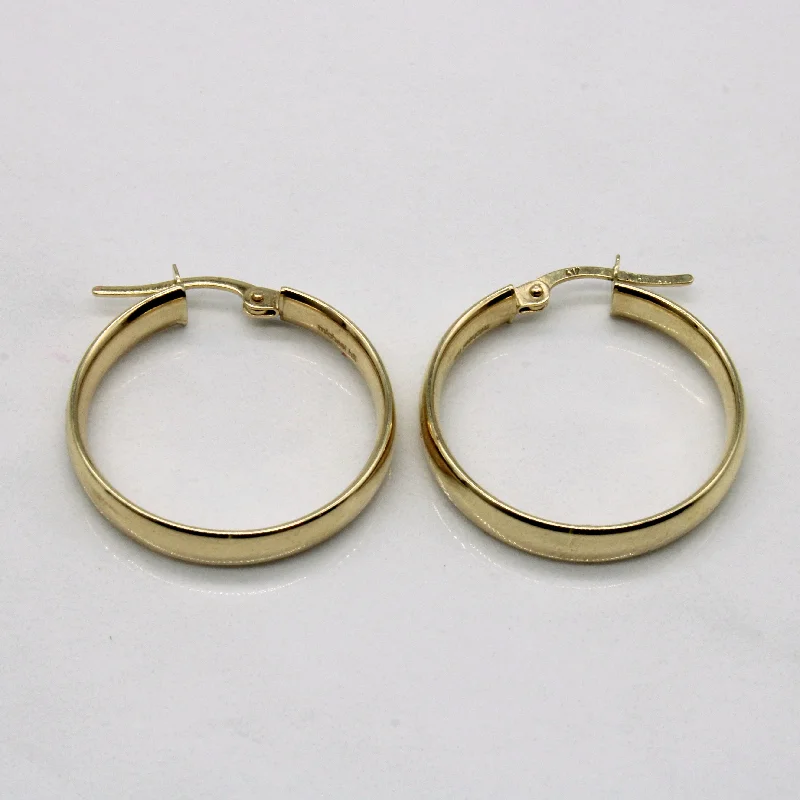 Modern Jewelry At Exclusive Discounts – Shop Today 10k Yellow Gold Hoop Earrings