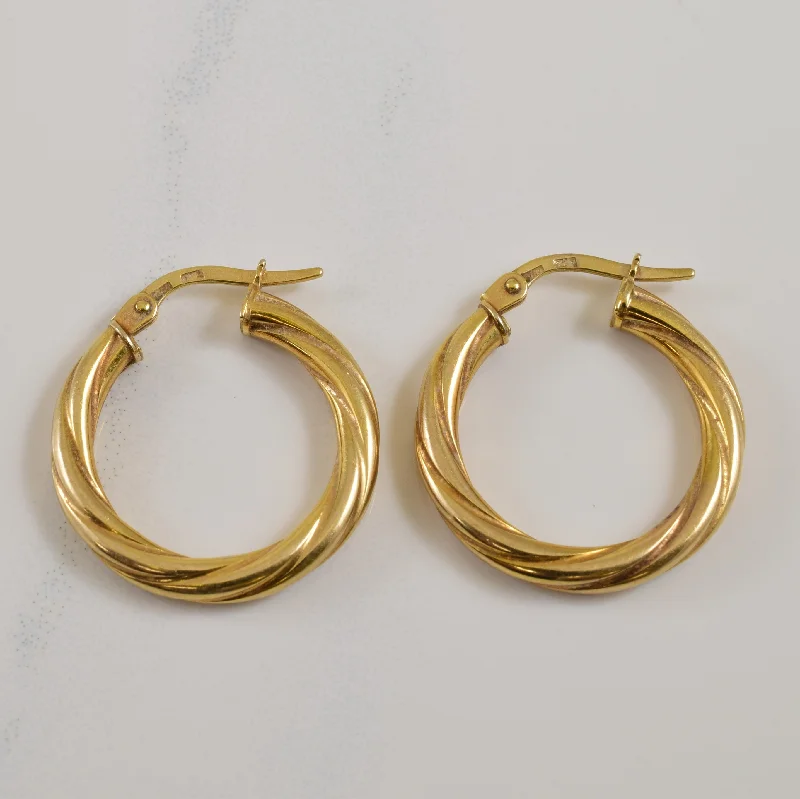 Limited-Time Jewelry Sale – Elegant Styles At Less 10k Yellow Gold Hoop Earrings |