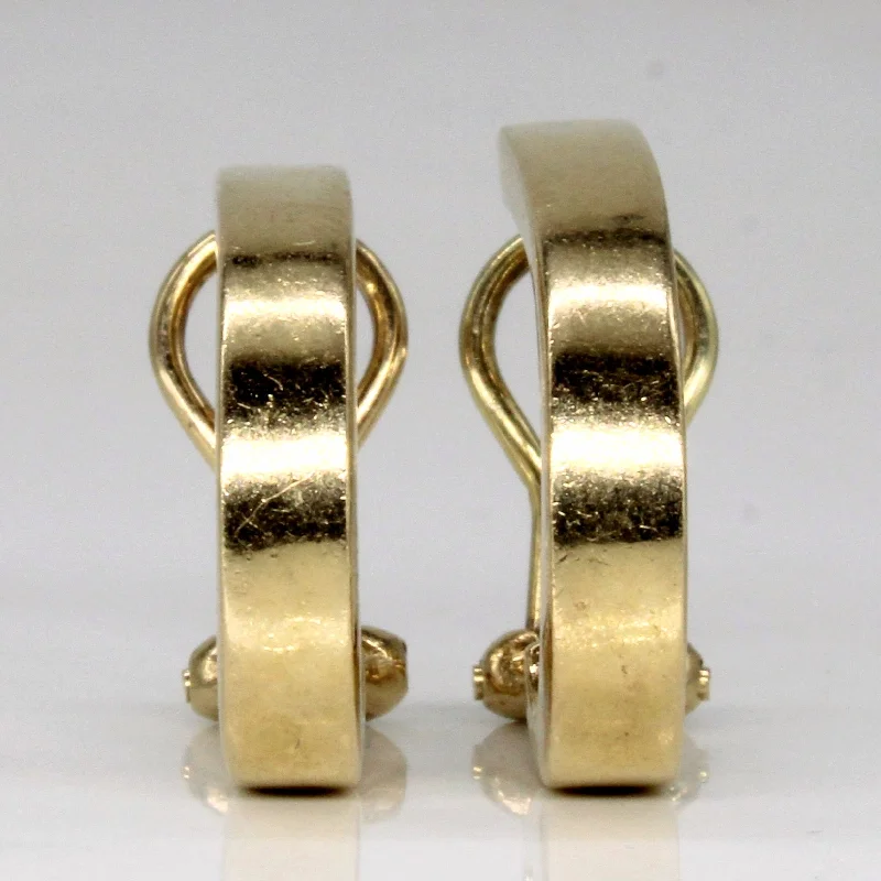 Seasonal Jewelry Sale – Upgrade Your Collection 10k Yellow Gold Hoop Earrings