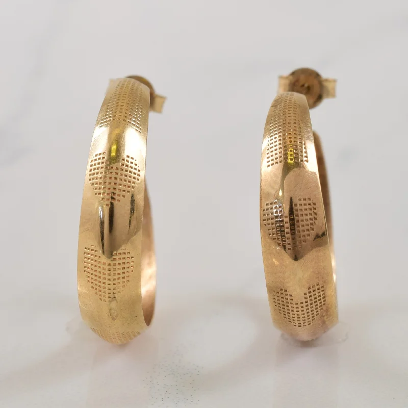 Luxury Jewelry Sale – Sparkle For Less 10k Yellow Gold Hoop Earrings |