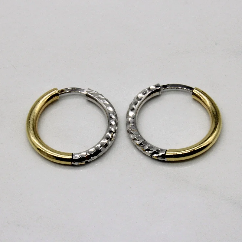 Adjustable Charm Bracelets For A Perfect Fit 14k Two Tone Gold Hoop Earrings