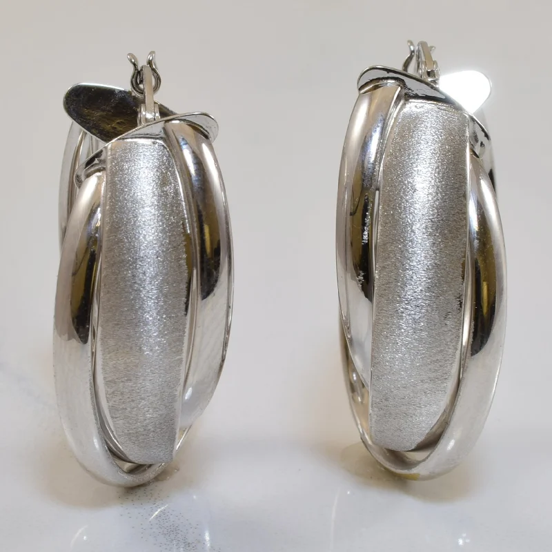 Unlock Unbeatable Jewelry Deals Before They’Re Gone 14k White Gold Hoop Earrings |