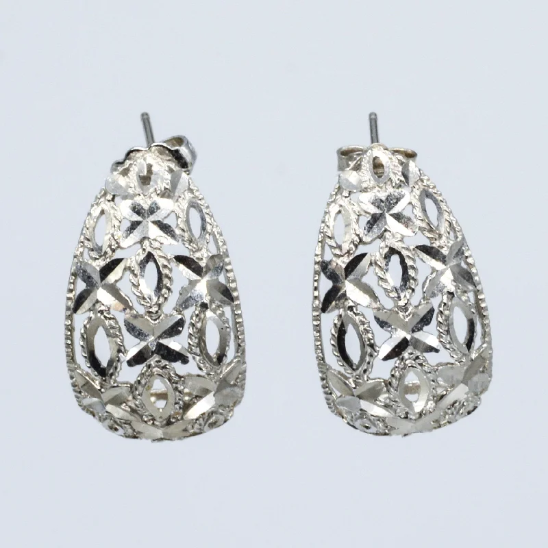 Get The Sparkle You Love At Prices You Adore XO Patterned Half Hoop Earrings |