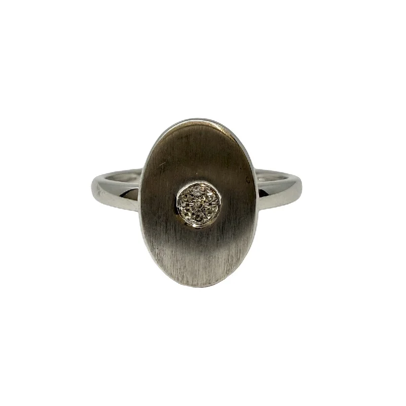 Grab Stylish Jewelry Before The Sale Ends 14K White Gold Ring with 0.02ct Diamond