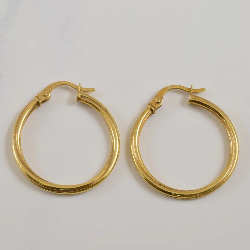 Best-Selling Jewelry Now Available At Special Deals 14k Yellow Gold Hoop Earrings |