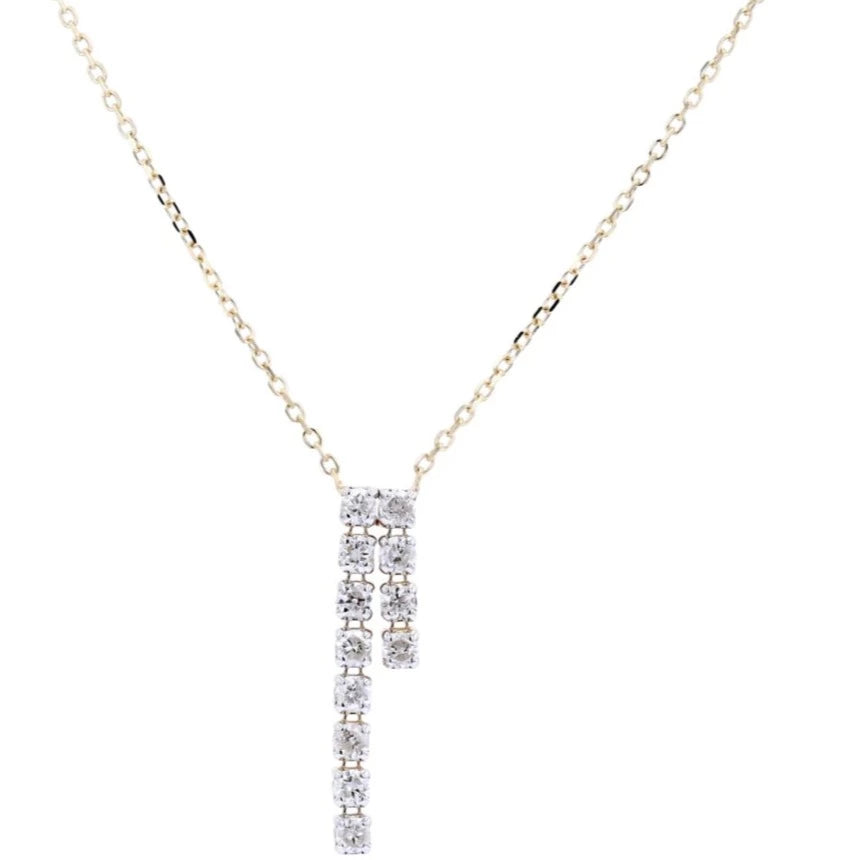 Limited-Stock Jewelry Sale – Shop Before It's Gone 14K Yellow Gold Diamond Drop Pendant Necklace Limited-Stock Jewelry Sale – Shop Before It's Gone 14K Yellow Gold Diamond Drop Pendant Necklace
