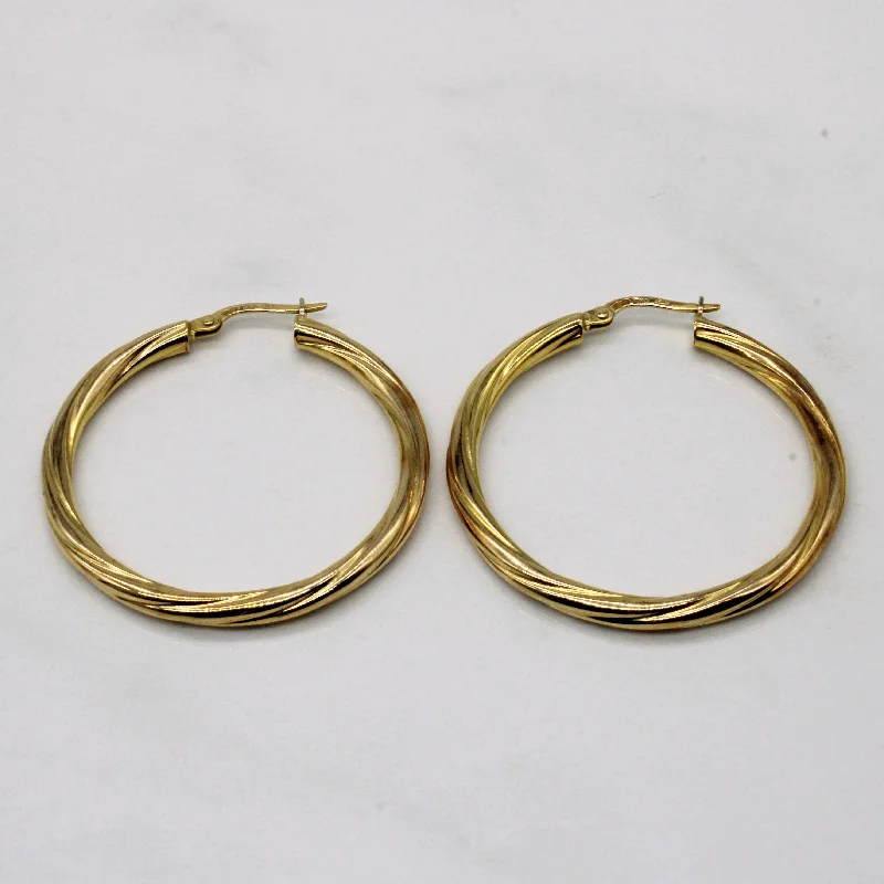 Exclusive Jewelry Sale Event – Shop Now 14k Yellow Gold Hoop Earrings