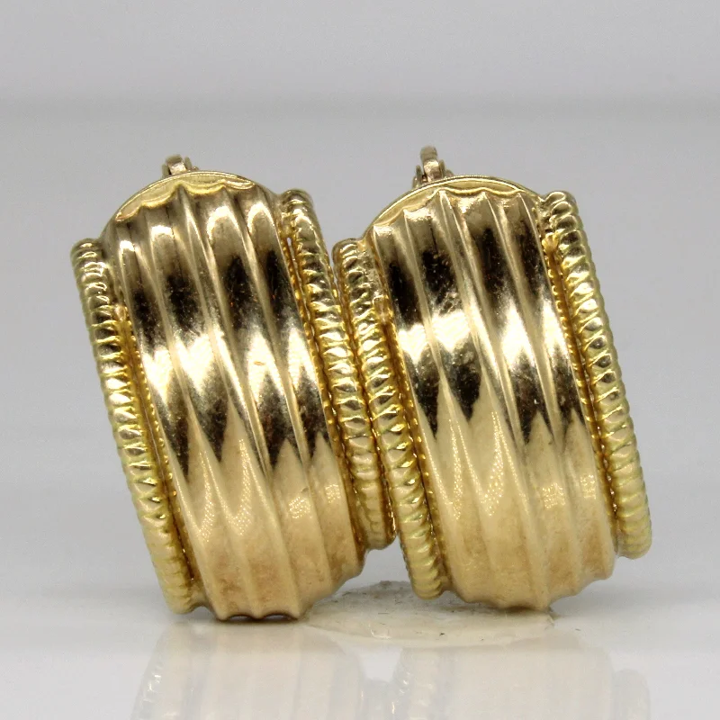 Sparkle More For Less – Jewelry Sale Happening Now 14k Yellow Gold Hoop Earrings