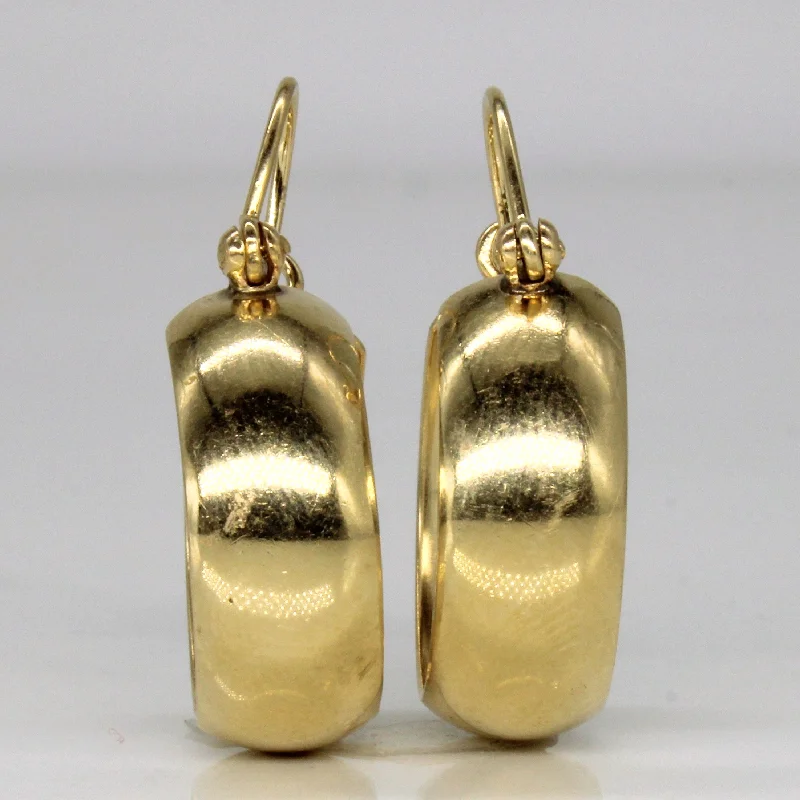 Stunning Jewelry At A Fraction Of The Price 14k Yellow Gold Hoop Earrings