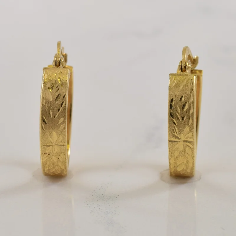Exclusive Jewelry Bundles At Discounted Prices 14k Yellow Gold Hoop Earrings |