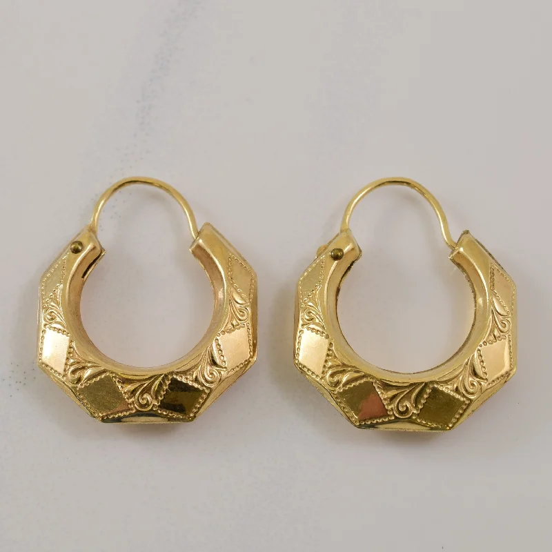 Flash Sale On Exquisite Jewelry – Don't Miss Out 14k Yellow Gold Hoop Earrings |