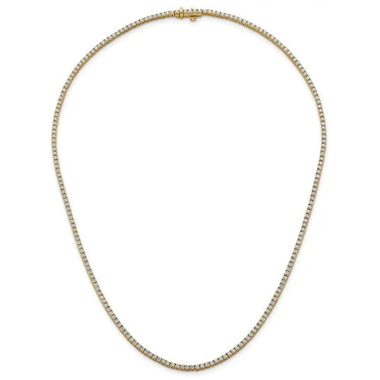 Elegant Designs, Unbeatable Discounts – Shop Jewelry Now 14K Yellow Gold Laboratory Grown 4.5ct Diamond Tennis Necklace Elegant Designs, Unbeatable Discounts – Shop Jewelry Now 14K Yellow Gold Laboratory Grown 4.5ct Diamond Tennis Necklace