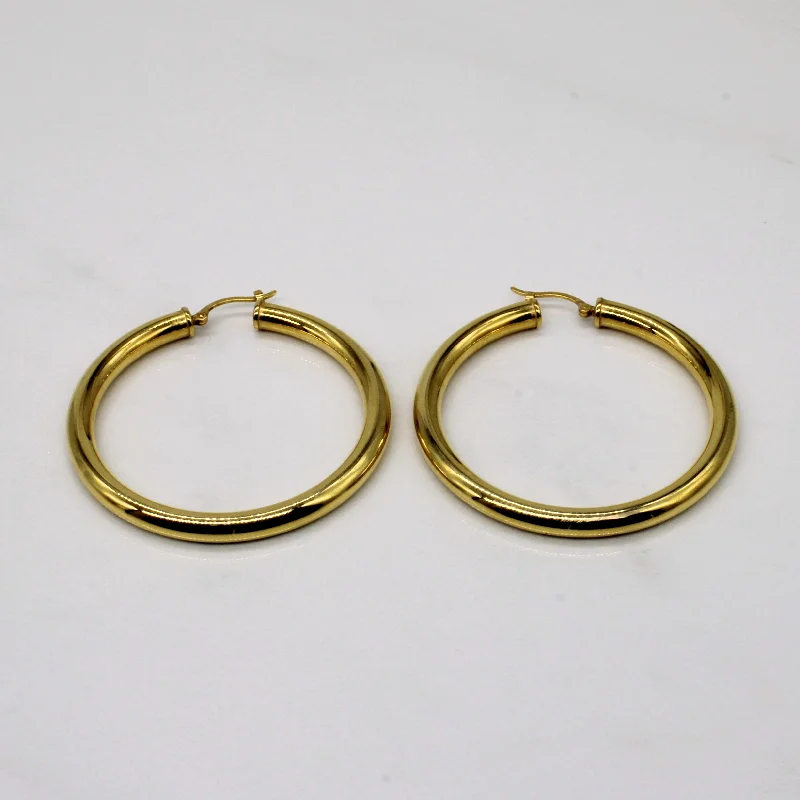 Holiday Jewelry Sale – Perfect Gifts At The Best Prices 14k Yellow Gold Large Hoop Earrings