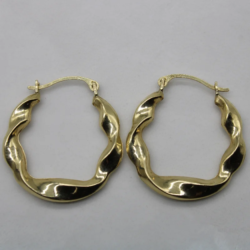Affordable Glamour – Premium Jewelry For Less Twisted Hoop Earrings |