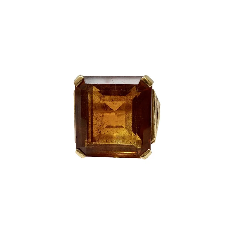 Limited-Stock Jewelry Sale – Once It's Gone, It's Gone 18K Gold Cocktail Ring with Citrine Limited-Stock Jewelry Sale – Once It's Gone, It's Gone 18K Gold Cocktail Ring with Citrine