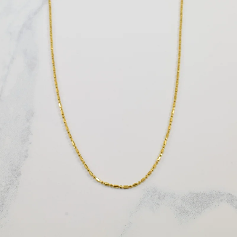 Jewelry Sale – Exclusive Styles At Lower Prices 18k Yellow Gold Bead Chain | 16" |