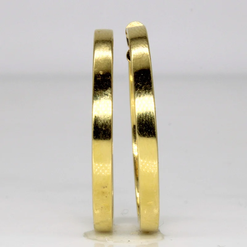 Shop Fine Jewelry With Exclusive Savings 18k Yellow Gold Hoop Earrings