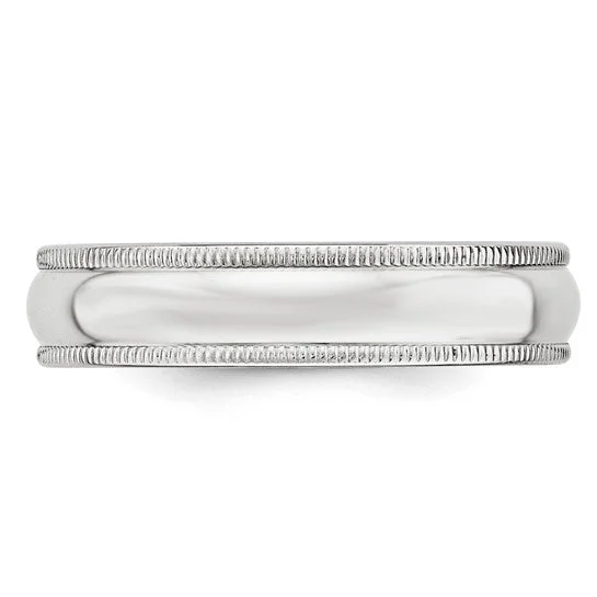 Save On Luxury Jewelry Pieces – Limited-Time Offers 5MM White Gold Milgrain Wedding Band