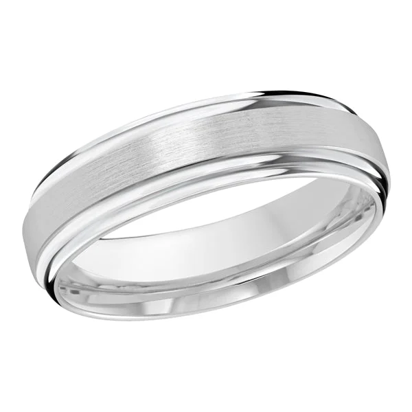 Dazzle With Discounts – Shop Jewelry On Sale 6MM White Gold Carved Satin Wedding Band