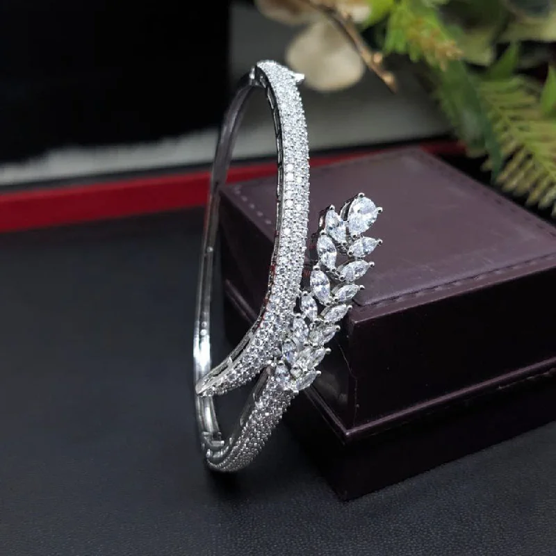 The Biggest Jewelry Sale Of The Year Is Here Aamrapali Silver Plated AD Openable Bangles Set The Biggest Jewelry Sale Of The Year Is Here Aamrapali Silver Plated AD Openable Bangles Set