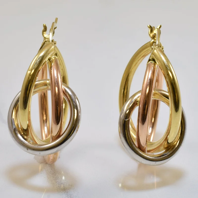 Once-A-Year Jewelry Sale – Grab Your Favorites Now Abstract Tri Tone Hoop Earrings | Once-A-Year Jewelry Sale – Grab Your Favorites Now Abstract Tri Tone Hoop Earrings |