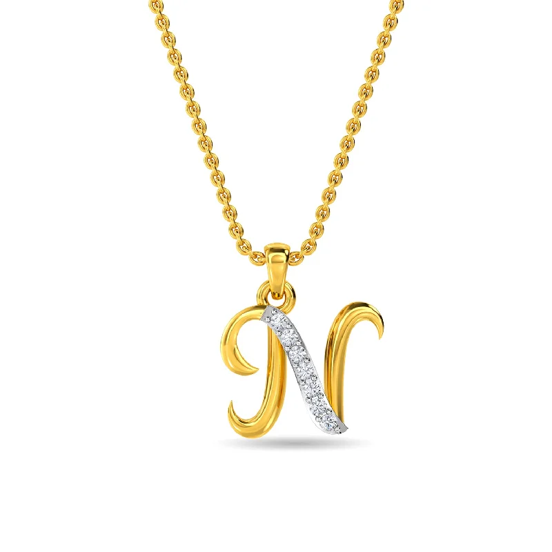 Limited-Time Offer On Elegant Jewelry Pieces Alphabet N Pendant