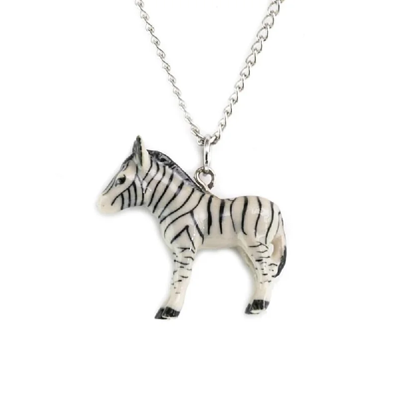 Final Call For Exquisite Jewelry At Reduced Rates Zebra Pendant Porcelain Jewelry