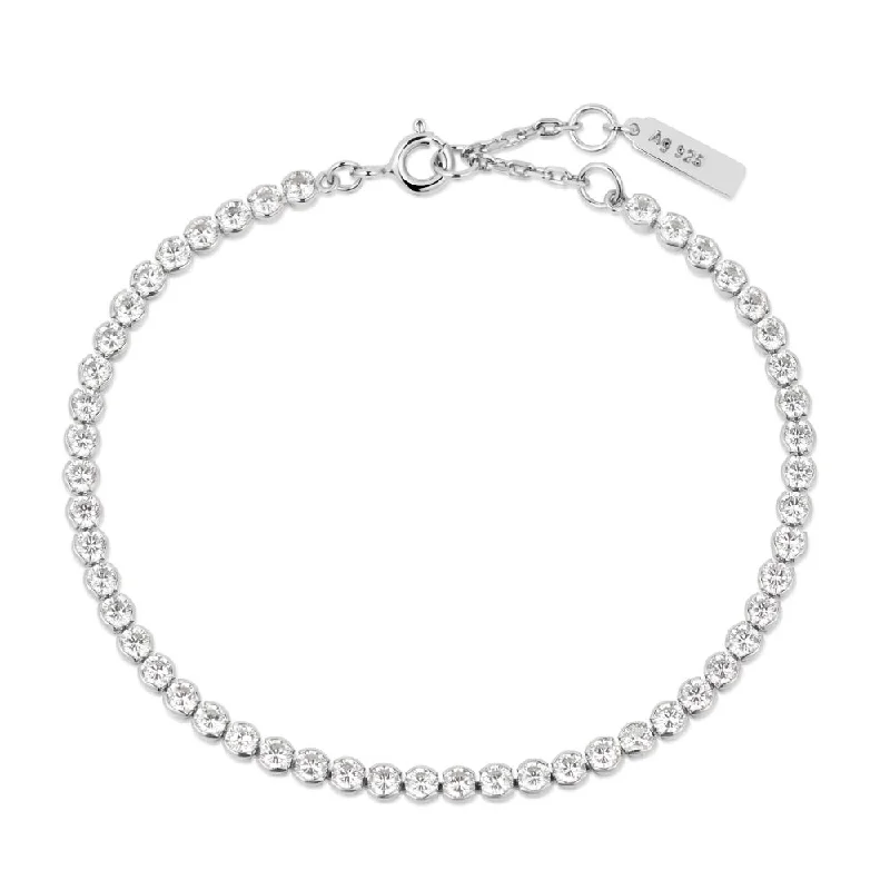 Seasonal Jewelry Sale – Upgrade Your Collection Bezel Tennis Bracelet in Sterling Silver Seasonal Jewelry Sale – Upgrade Your Collection Bezel Tennis Bracelet in Sterling Silver
