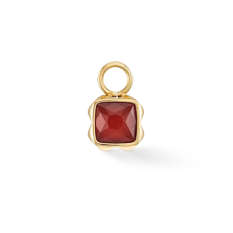 Dazzle In Elegance With Our Biggest Jewelry Sale Birthstone January Charm Red Agate Gold