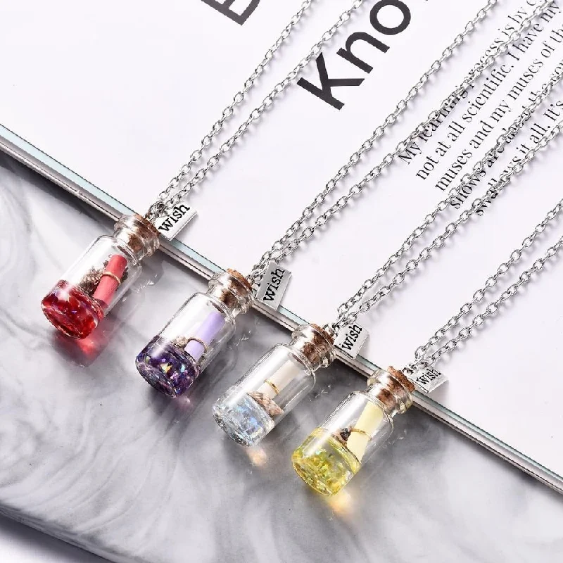 Adjustable Charm Bracelets For A Perfect Fit Bottle Vial Necklace Pendant