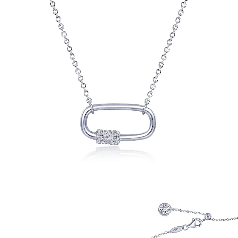 Holiday Jewelry Sale – Perfect Gifts At The Best Prices Carabiner Necklace in Sterling Silver
