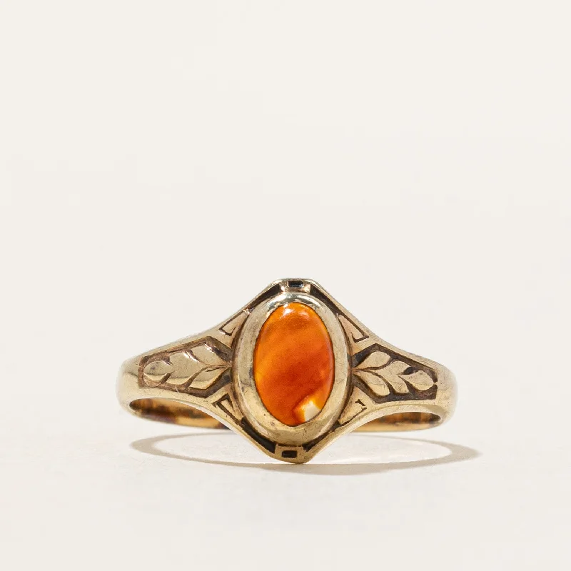 Make Your Outfit Shine With Discounted Jewelry Carnelian Ring | 0.50ct | SZ 4 |