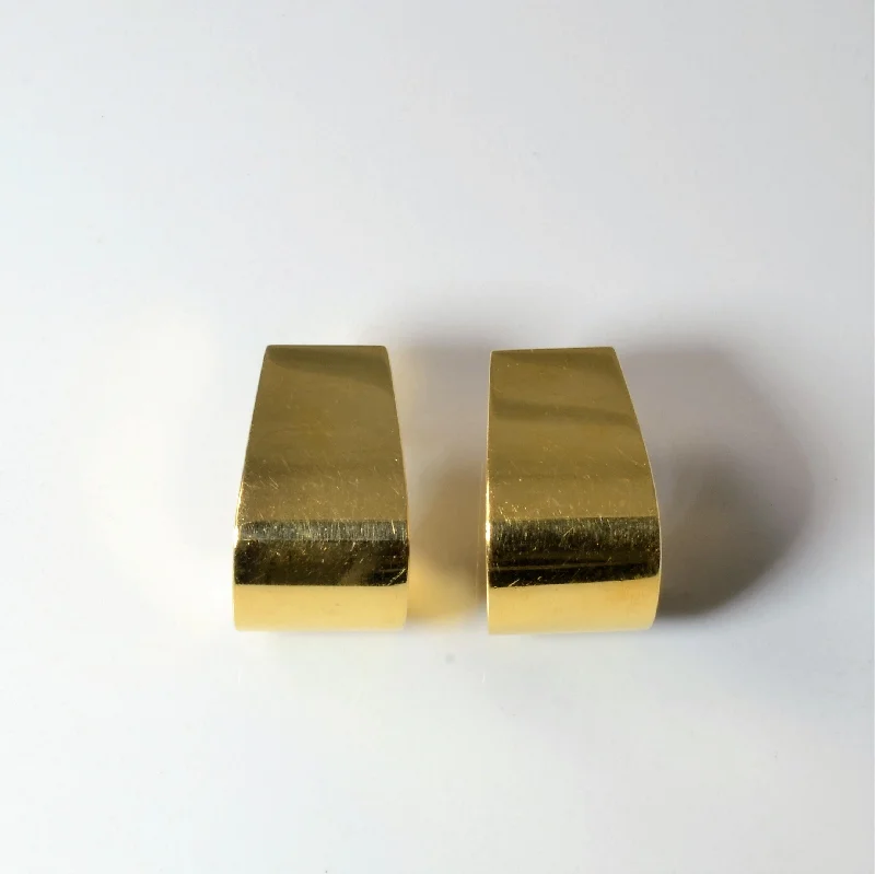 Must-Have Jewelry Pieces At Reduced Prices Cavelti' Yellow Gold Half Hoop Earrings |