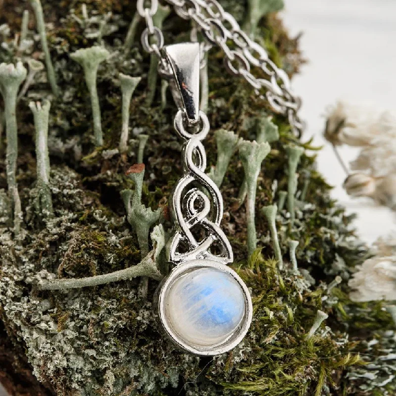 Personalized Jewelry Sale – Unique Pieces At Great Prices Celtic Knot Moonstone Necklace